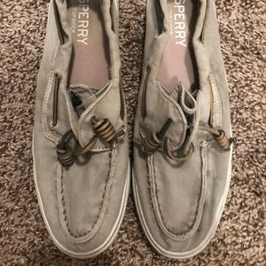Gray sperry top siders!